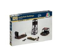 Italeri Millitary model figures kit 1/72 Battlefield Buildings 6130
