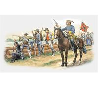 ITALERI CONFEDERATE INFANTRY 1:72 SCALE MODEL SOLDIERS AMERICAN CIVIL WAR