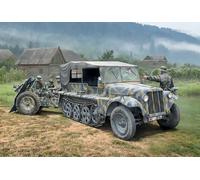 Italeri Sd. Kfz. 10 Demag D7 Half Track Military Vehicle Model Kit Scale 1:35