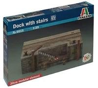 Italeri Models Dock with Stairs Kit (1/35 Scale)