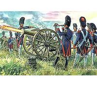 FRENCH IMPERIAL GUARD ARTILLERY (NAP. WARS) - SOLDIERS 1:72 - Italeri 6135