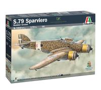 Italeri S.79 Sparviero 1/72 Scale WWII Bomber Aircraft Model Kit 1412