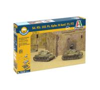 Italeri Sd Kfz 161 Pz Kpfw Iv F1 1/72 Figures Kit - 7514