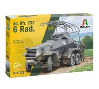 Italeri Sd.Kfz. 232 6 Rad German Armoured Car Model Kit 1:72 97032