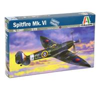 ITALERI ITA1307 Spitfire Mk Vi 1:72 Plastic Kit Model, Green