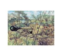 WWII- GERMAN PAK40 AT GUN W/SERVANTS - SOLDIERS 1:72 - Italeri 6096