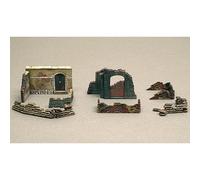 Wwii Walls and Ruins Set 2 Diorama Plastic Kit 1:72 Model