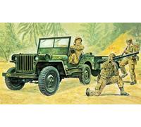 Italeri Willys MB Jeep with Trailer