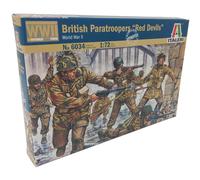 Italeri WWII British Paratroopers Red Devils 1:72 Scale Figure Pack 6034
