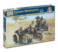 ITALERI WWII German Motorcycles 6121 1:72 Model Kit