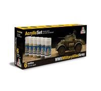 Italeri Wwii Military Allied Army- (6 Boccette Incluse) IT440AP Model