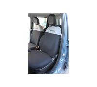Italfodere - Car accessories - Custom car seat covers for Fiat Panda 3 Series 2012 onwards - Front - Cotton - Easy to install - Handmade - Made in Italy