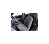 Italfodere - Front and Rear Car Seat Covers - Compatible with Fiat 500 - Handmade - Cotton - Foam - Polyester - Interior Car Accessories - Made in Italy - Anthracite cc
