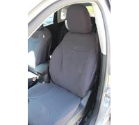 Italfodere Pair of Front Seat Covers Compatible with Jeep Compass Black