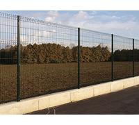 ITALFROM FENCE_PANEL, Medium Green, Open Metal Mesh, Plastic, Garden, 200x102 cm