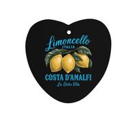 Italia Amalfi Lemon Car Aromatherapy Heart Scented Card
