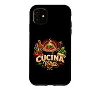 Italia Cucina Vibes Italian Food Lover Pasta Sauce Kitchen Case for iPhone 11