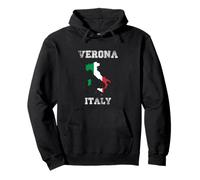 Italia Distressed Flag Destination Pride Pullover Hoodie
