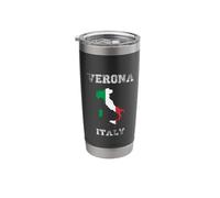 Italia Distressed Flag Destination Pride Stainless Steel Insulated Tumbler