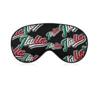 Italia Flag Italy Italian Blackout Sleep Mask for Side Sleeper Soft Covers for Travel Essentials Nap