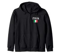 Italia Flag Italy Italian Italiano Family Men Women Zip Hoodie