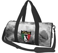 Italia-Flag-Love-Home-Italy- Travel Luggage Duffel Bag Sports Rolling Foldable Duffel Bag, Marbling