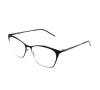 Italia Independent I-I MOD 5214 I-THIN METAL Women's Glasses, Black, Size 51