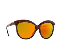Italia Independent II 0092INX 044.000 Womenâs Sunglasses Brown Size 58