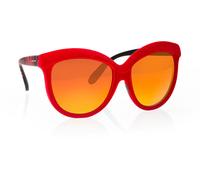 Italia Independent II 0092V 053.ZEB Womenâs Sunglasses Red Size 58