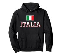 Italia Italian Flag Training Soccer Football Italy Trip Pullover Hoodie