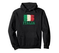 Italia Italy Flag Italian American Roots Grunge Pullover Hoodie