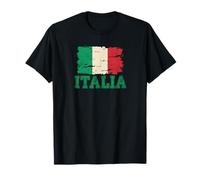 Italia Italy Flag Italian American Roots Grunge T-Shirt