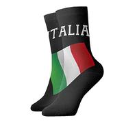 Italia Italy Italian Flag Socks Soft Running Hiking Work Sock Comfort Breathable Casual Sox for Men Women