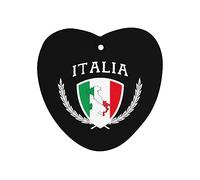 Italia Italy Italian Map Flag Car Air Freshener Hanging Car Aromatherapy Tablets Pendant Charms for Women Men Love form