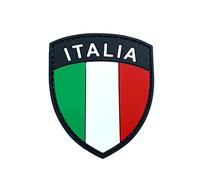 Italia Italy Shield Flag Tactical PVC Airsoft Paintball Cosplay Patch