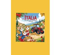 Italia, Pasta, Cats, Tractor and Adventure: Coloring page