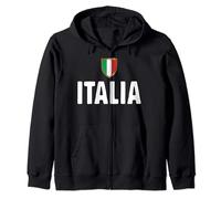 Italia Pride Italian Roots Themed Italy Flag Theme Men Women Zip Hoodie