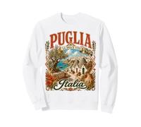 Italia Puglia Trulli Southern Italy Travel Italian Heritage Sweatshirt
