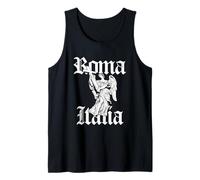 Italia Roma Angel with The Cross Sculpture Vintage Gothic Tank Top