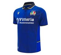 Italia Rugby Adult Replica Home Match Jersey, Blue, 3XL