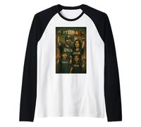 Italia Shirt Fans Ultras Italy Men Women Italy Flag Raglan Baseball Tee
