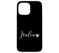 Italia Simple Love Italian Flag Heart on Italy Case for iPhone 13 Pro Max