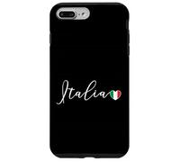 Italia Simple Love Italian Flag Heart on Italy Case for iPhone 7 Plus/8 Plus