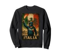 Italia T-Shirt Fans Ultras Italy Men's Italy Flag Sweatshirt