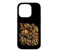 Italia Venice Winged Lion Gondola Landmark Italian Art Case for iPhone 14 Pro
