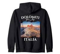 Italian Alps Dolomites Italy Souvenir in Italian Language Zip Hoodie