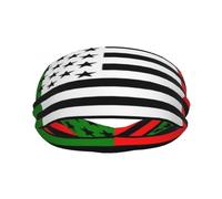 Italian American Flag Elevate Your Performance with Fashionable Sweatbands - Ideal for Any Activity!