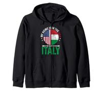 Italian American Flag Pride Italy Italia Patriotic Zip Hoodie