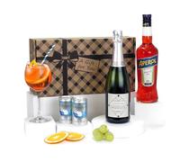 Italian Aperitivo Spritz Gift Set with Prosecco & Soda - Cocktail Hamper with Spirits & Mixers (Standard Gift Box)