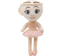 Italian Ballerina Cappuccina Brainrot Pluhsies Toy, 11in Adorable Ballerina Cappuccino Plush Brainrot Toys, Cute Italian Cappuccino Brainrot Teddy Stuffed Toys Gifts for Boys Girls Kids (Cappuccino)